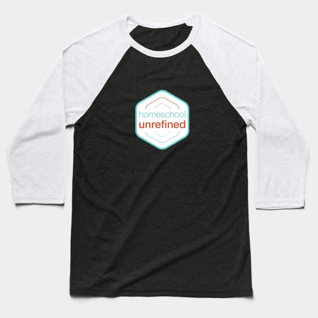 White Logo Baseball T-Shirt by HomeschoolUnrefined